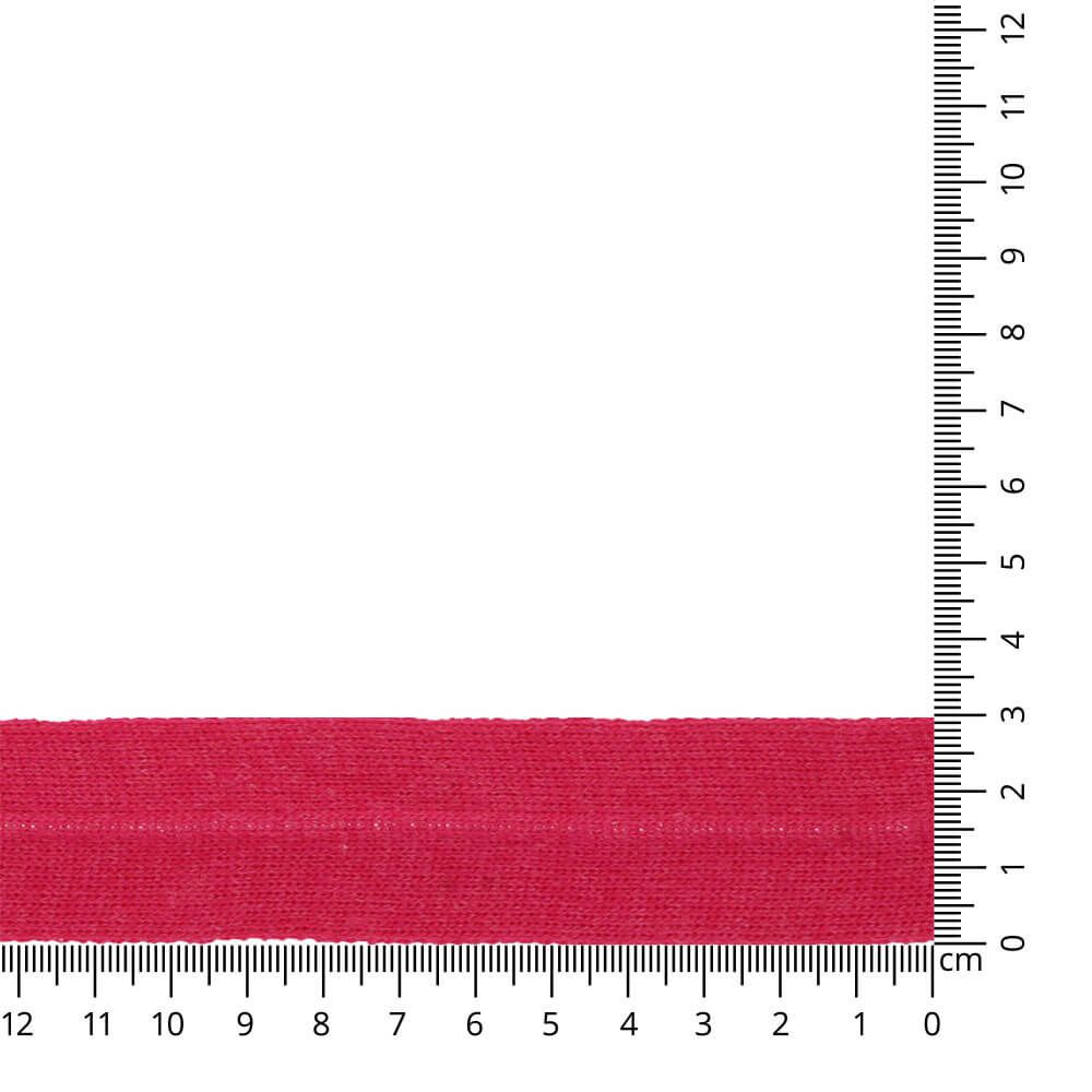 Einfassband Wolltresse pink
