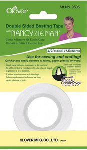 Clover Heftband Doppelseitig 12mm Nancy Zieman 7m