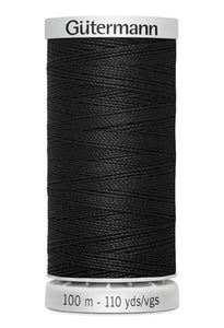 Gütermann Extra Stark Garn 100m schwarz Nr. 000