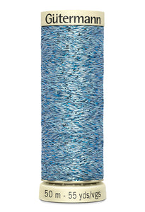 Gütermann Metalleffekt-Faden 50m hellblau Nr. 0143