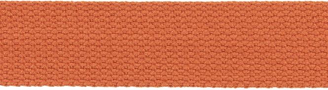 Gurtband Uni 30mm terracotta