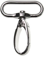 Karabiner 40mm silber