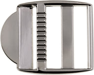 Klemm-Leiterschnalle 32mm silber