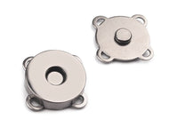 Magnet-Annähknopf, 18 mm, gunmetal
