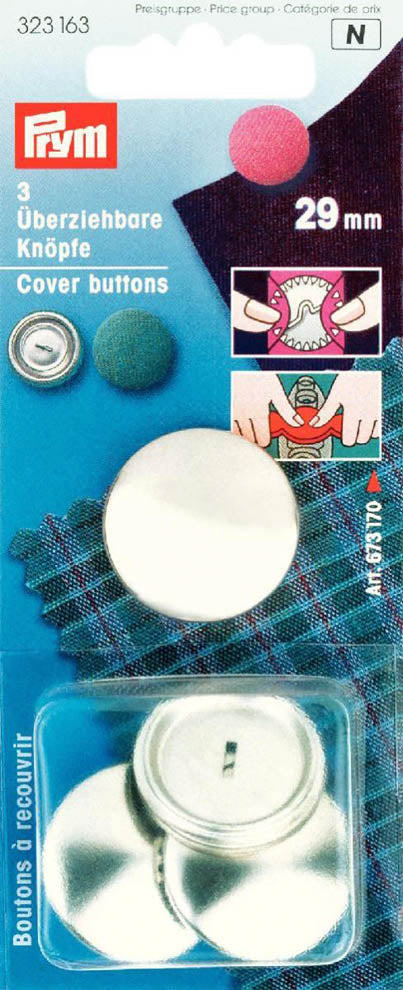 Prym Überziehbare Knöpfe 29mm