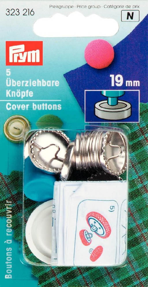 Prym Überziehbare Knöpfe 19mm