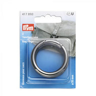 Prym Karabiner Taschenringe 35mm gunmetal 2 Stk.