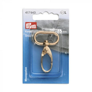 Prym Karabiner 25x45 mm gold