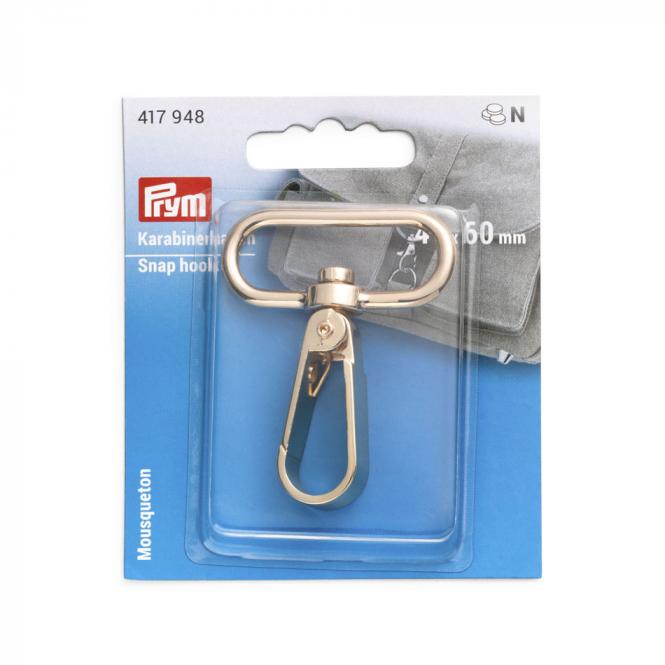 Prym Karabiner 40mm gold