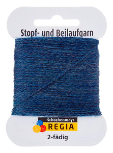 Schachenmayr Stopf- und Beilaufgarn 2-fädig jeans meliert (02137)