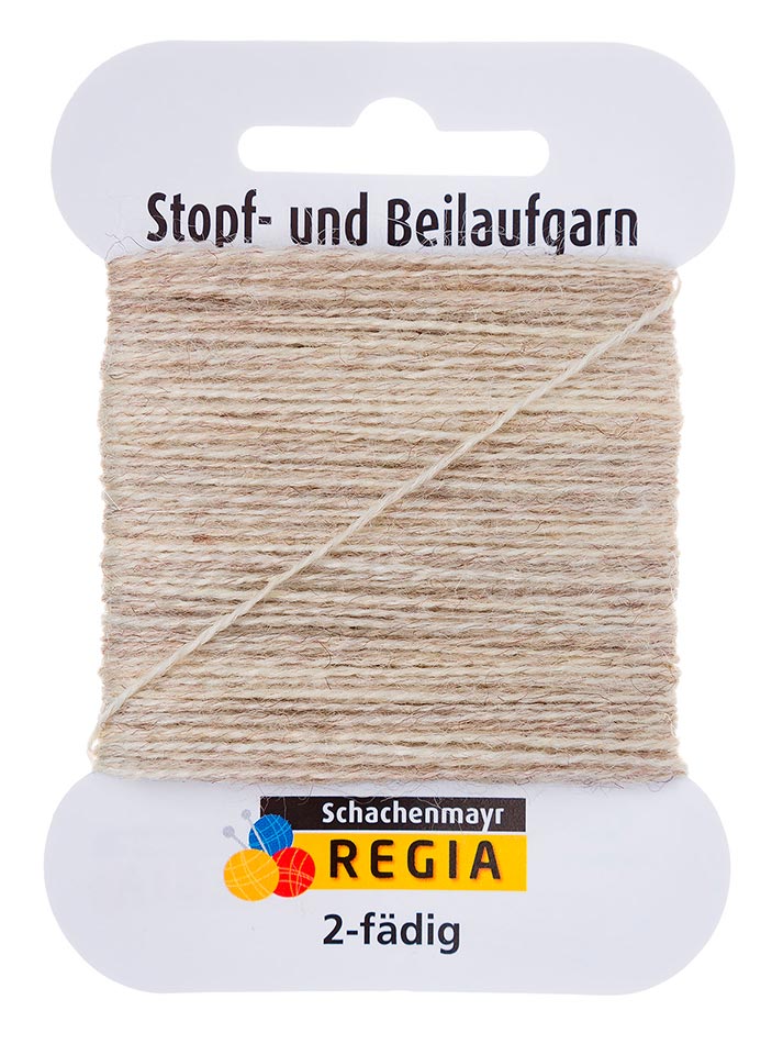 Schachenmayr Stopf- und Beilaufgarn 2-fädig leinen meliert (02143)
