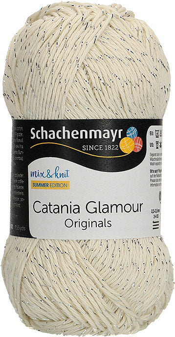 Schachenmayr Catania Glamour 50g creme (00102)