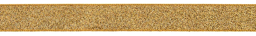 Laméband Glitzer 15mm gold