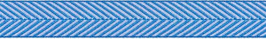 Band 16mm Fischgrat hellblau
