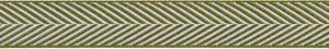 Band 16mm Fischgrat grün