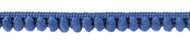 Bommelborte 12mm jeansblau