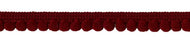 Bommelborte 12mm burgund