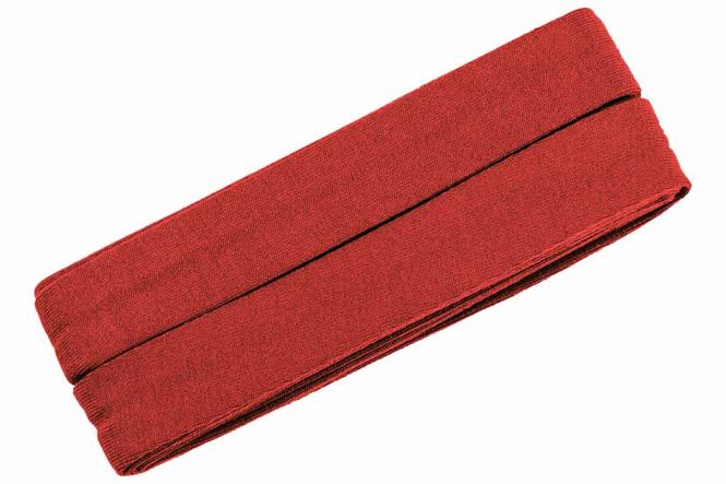 Jersey-Schrägband Viskose 3 Meter rot Nr. 620