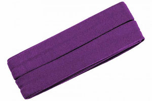 Jersey-Schrägband Viskose 3 Meter lila