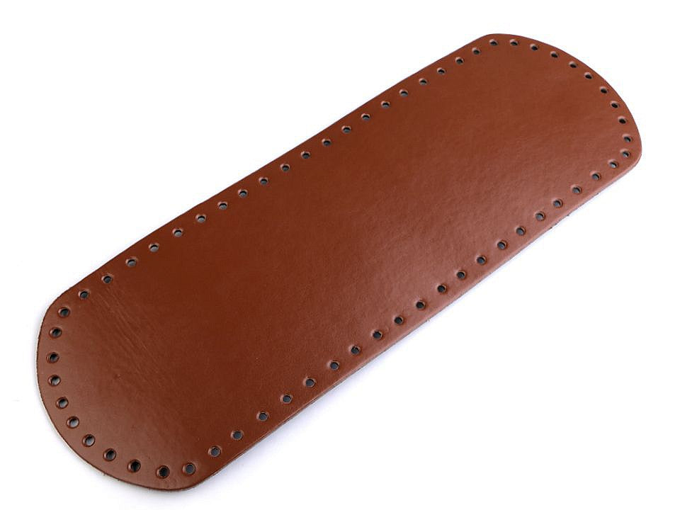 Taschenboden 11x36cm cognacbraun