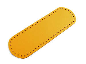 Taschenboden 10x30cm senfbraun
