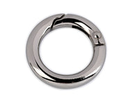 Karabiner Taschenring 29mm außen silber