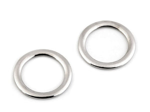 Ring flach 28mm silber