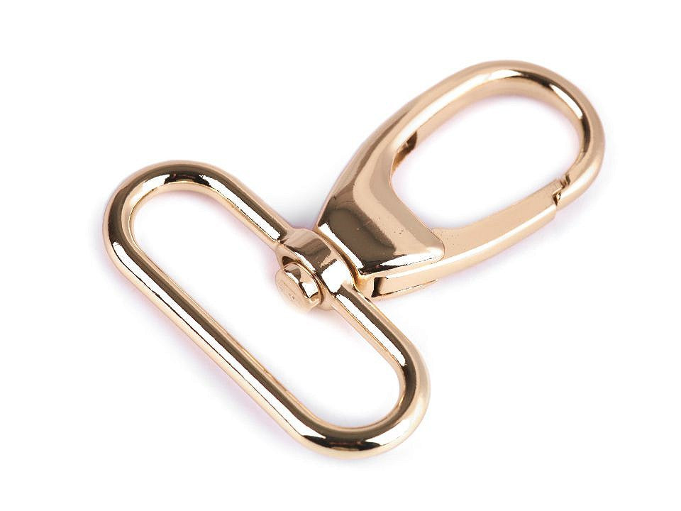 Karabiner 38mm gold