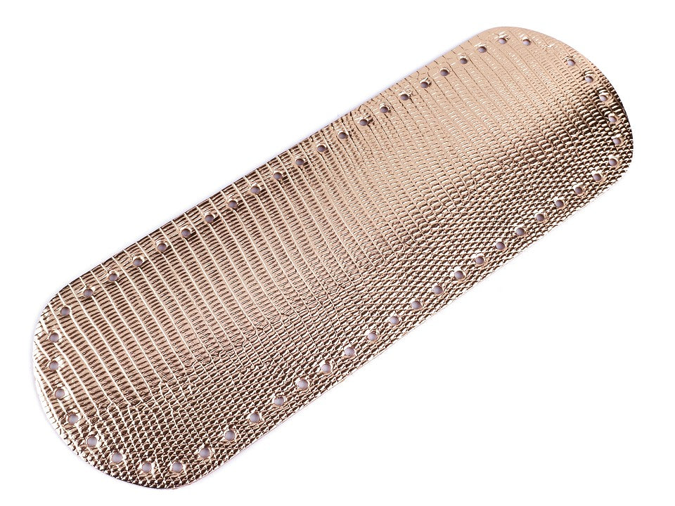 Taschenboden 10x30 cm metallic gold