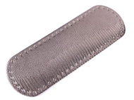 Taschenboden 10x30 cm metallic silberbraun