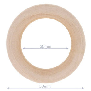Ring Holz natur 50mm
