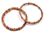 Taschengriff Bambus 15cm dunkel