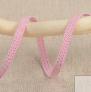 Flachgummi sehr weich 5mm rosa 20m