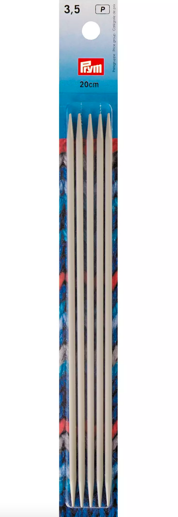 Prym Strumpfstricknadeln Alu 3,50mm 20cm