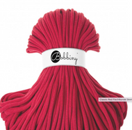 Bobbiny Flechtkordel, 9 mm, classic red 30m
