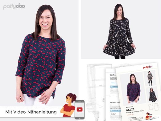 Pattydoo - Damenbluse und Kleid Allie