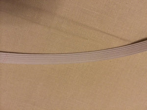 Einziehgummi weiß 7mm breit 10m