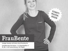 Lade das Bild in den Galerie-Viewer, Schnittreif - Frau Bente - Sweater mit (o.ohne) Brusttasche
