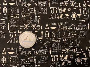 Baumwollstoff Hieroglyphen