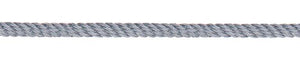 Kordel Parkakordel gedreht 4mm grau hellgrau