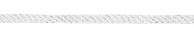 Kordel Parkakordel gedreht 4mm weiß
