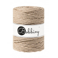 Bobbiny Makramee-Kordel, dreifach gedreht, 5 mm, sand 3PLY MAKRAMEE-SCHNUR