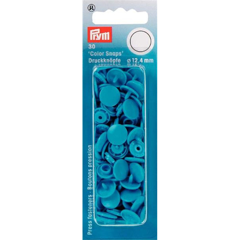 Prym Color Snaps Druckknöpfe 12,4mm blau stahlblau