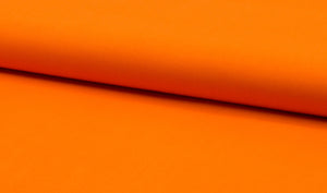 Baumwollstoff Uni orange