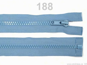 teilbarer Jacken-Reißverschluss blau hellblau 50 cm € 3,-