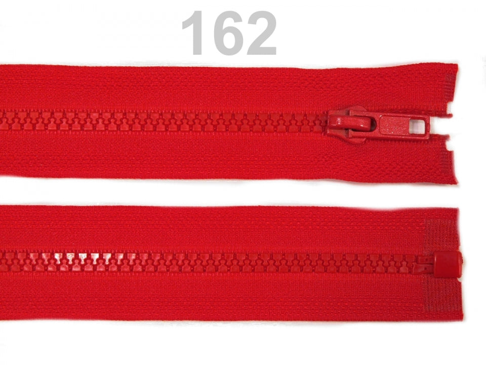 teilbarer Jacken-Reißverschluss rot 45 cm