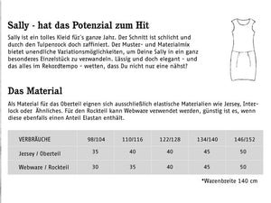 Schnittreif - Sally - Mädchenkleid