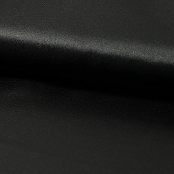 Polyester-Satin schwarz