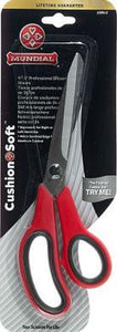 Schere mit Softgriff 24 cm rot/schwarz