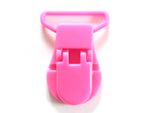 Schnullerclip oval pink